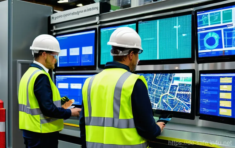 산업안전기사와 화학 공정 안전 관리 - **Prompt 1: Predictive Safety in a Modern German Industrial Facility**
    "A clean, brightly lit, a...